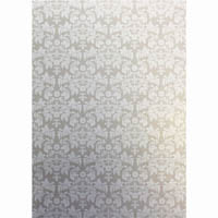 colourful days printed paper damask design 90gsm a4 cream pack 10