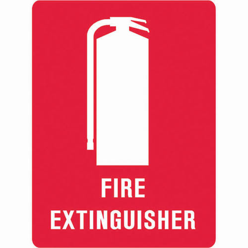 Image for TRAFALGAR FIRE EXTINGUISHER SIGN 125 X 90MM PACK 5 from PaperChase Office National