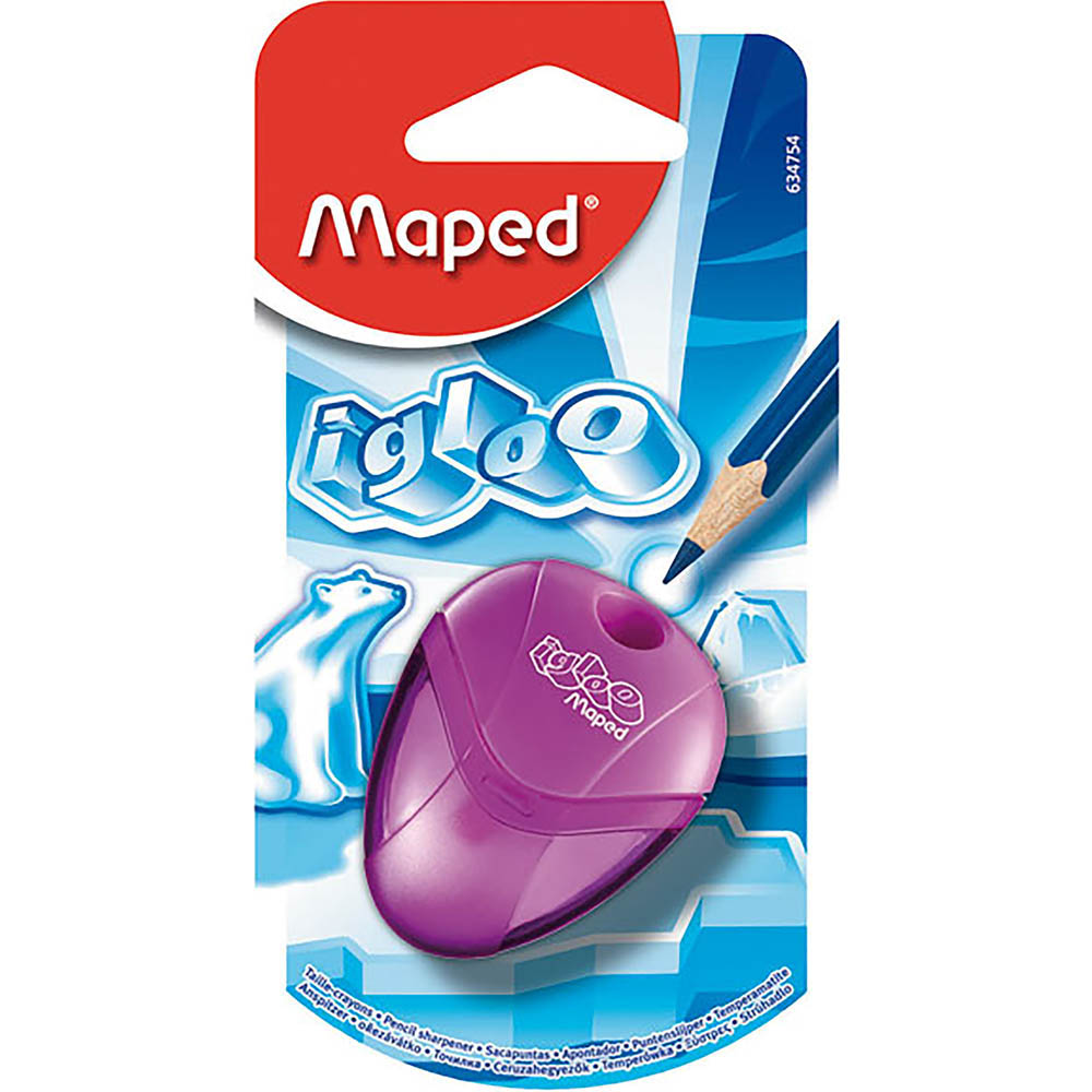 Image for MAPED IGLOO PENCIL SHARPENER IGLOO 1-HOLE from Express Office National