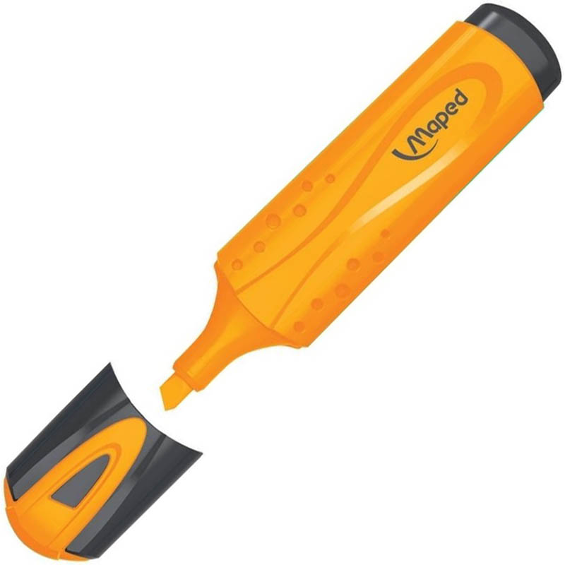 Image for MAPED FLUO PEPS HIGHLIGHTER CHISEL ORANGE from PaperChase Office National