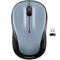 logitech m325 wireless mouse light silver