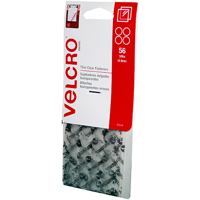 Image for VELCRO BRAND® STICK-ON HOOK AND LOOP DOTS 9MM CLEAR PACK 56 from Express Office National