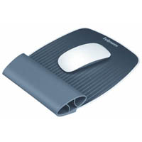 fellowes ispire mouse pad with wrist rocker grey