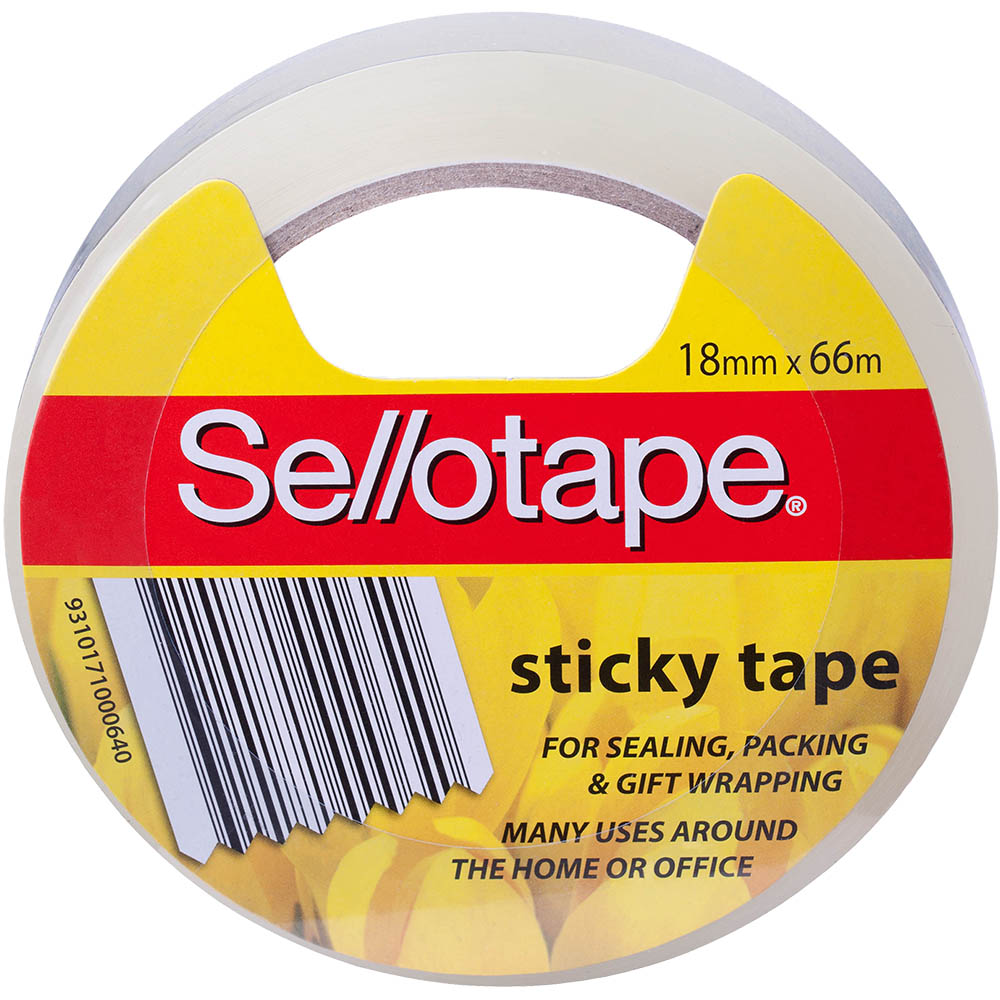 Image for SELLOTAPE STICKY TAPE 18MM X 66M from Connelly's Office National