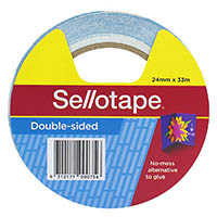 sellotape double sided tape wide 24mm x 33m