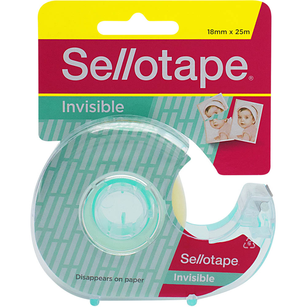 Image for SELLOTAPE INVISIBLE TAPE DISPENSER 18MM X 25M from Surry Office National