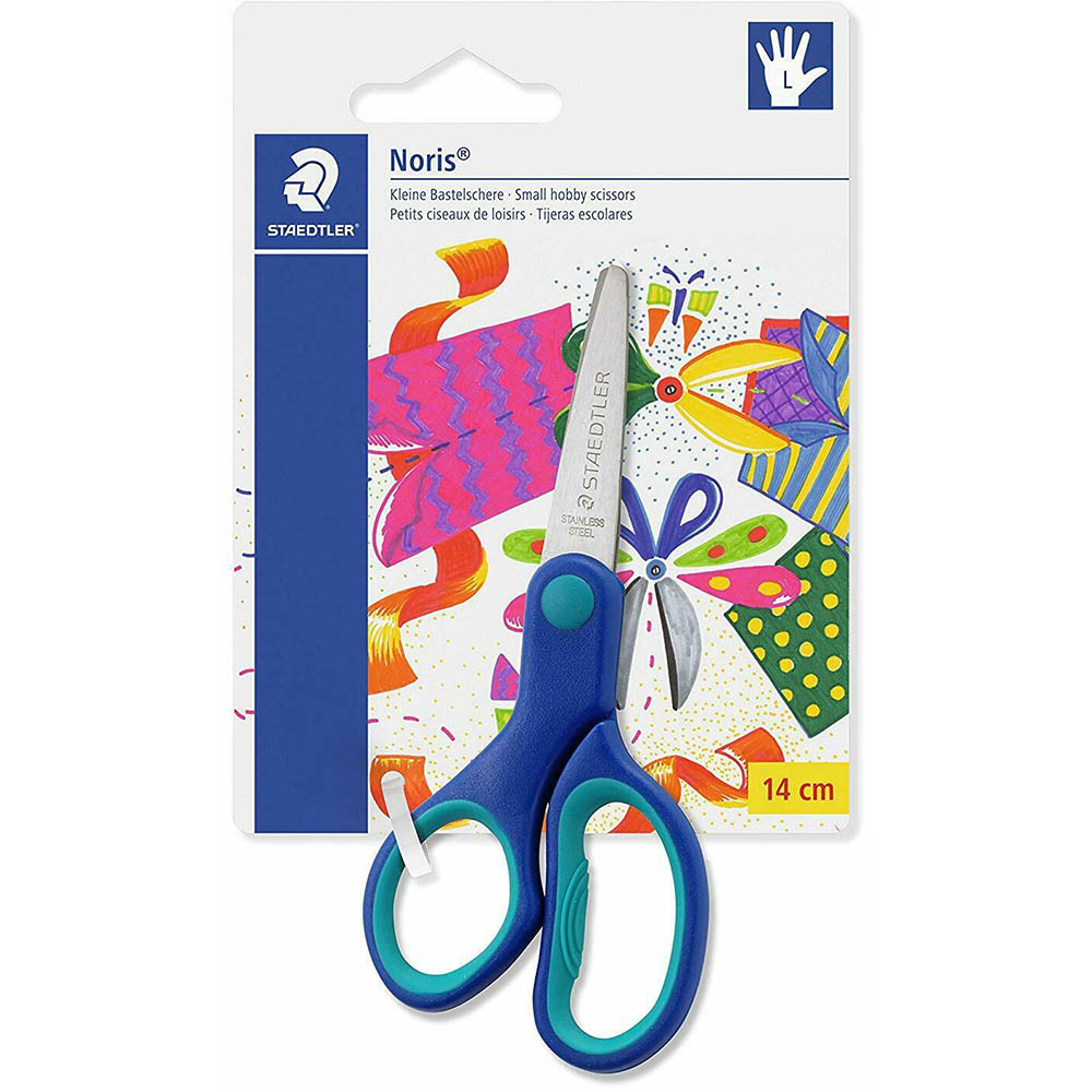Image for STAEDTLER 965 NORIS CLUB HOBBY SCISSORS LEFT HANDED 140MM from Discount Office National
