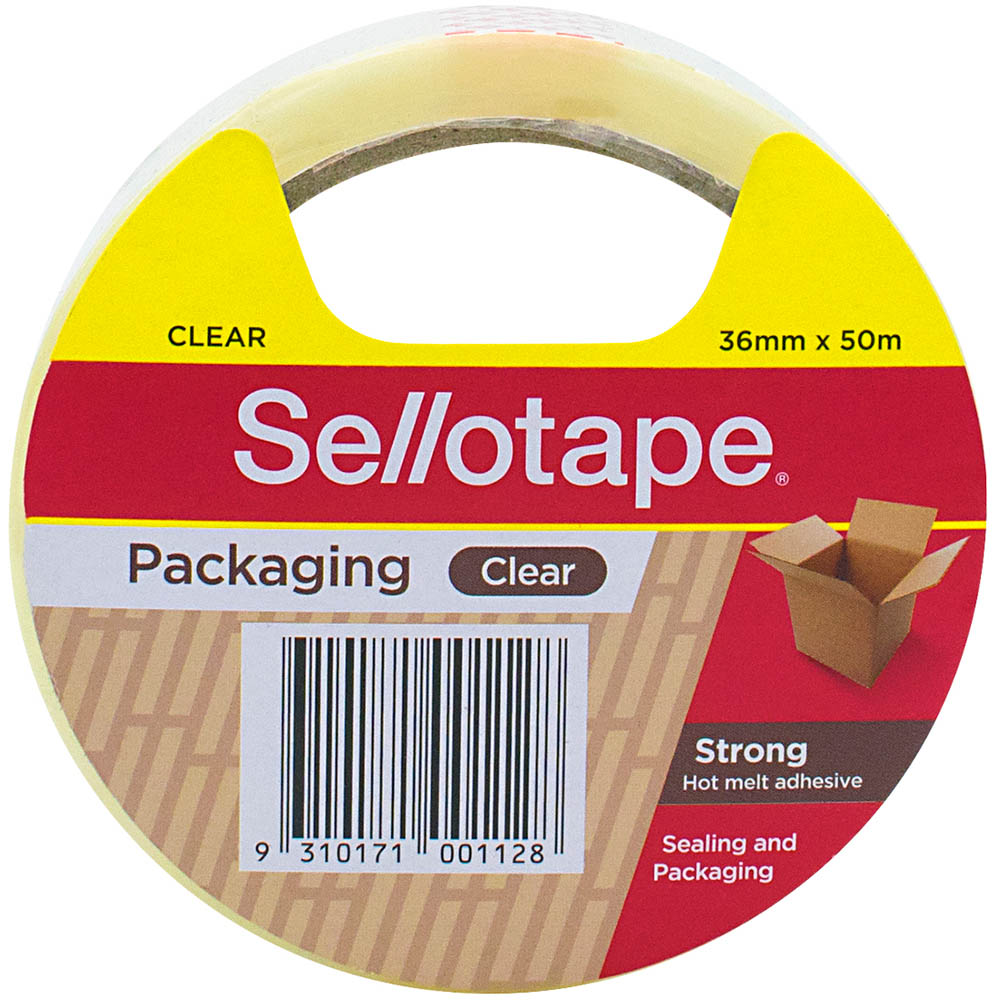 Image for SELLOTAPE PACKAGING TAPE POLYPROPYLENE 36MM X 50M CLEAR from Office National Mount Gambier
