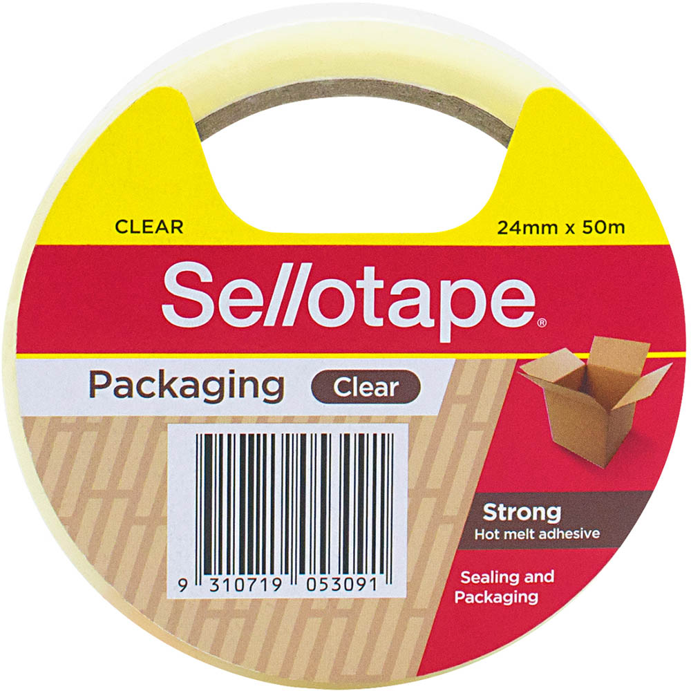Image for SELLOTAPE PACKAGING TAPE POLYPROPYLENE 24MM X 50M CLEAR from Office National Sydney Stationery