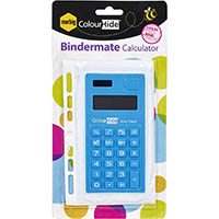 marbig bindermate calculator 8 digit blue