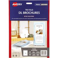 avery 980044 c32290 trifold dl brochures pack 20