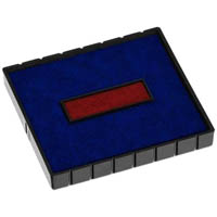 colop e/54/2 spare pad blue/red