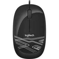 logitech m105 wired mouse black