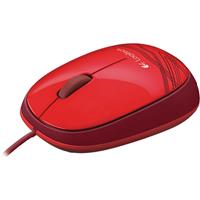 logitech m105 wired mouse red