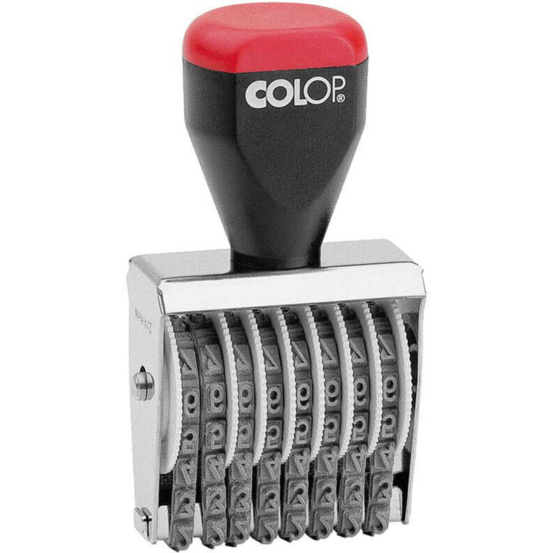Image for COLOP 04008 TRADITIONAL NUMBERER STAMP 8 BAND 4MM from Discount Office National