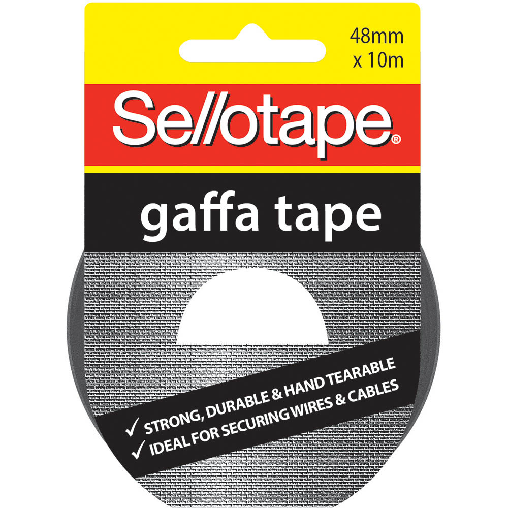 Image for SELLOTAPE GAFFA TAPE 48MM X 10M BLACK from Office National Kalgoorlie