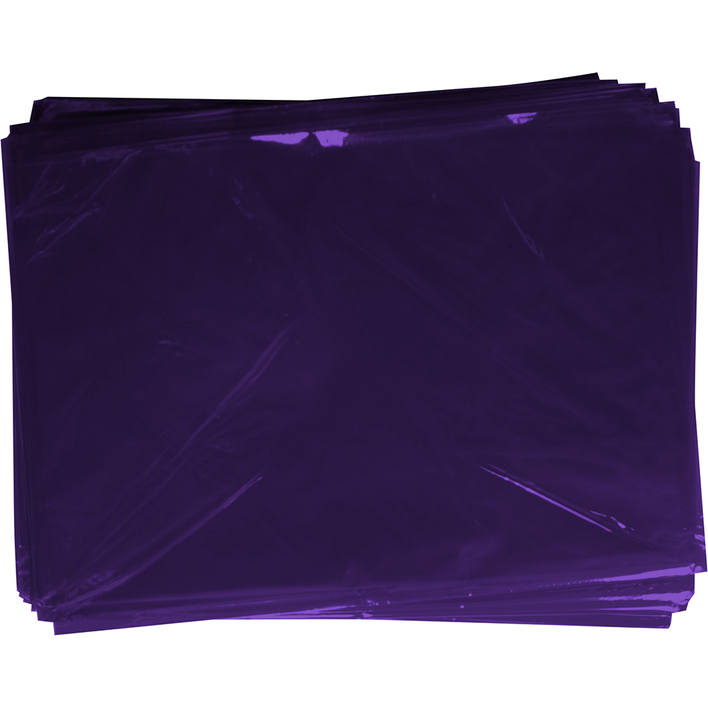Image for RAINBOW CELLOPHANE 750MM X 1M PURPLE PACK 25 from OFFICE NATIONAL CANNING VALE