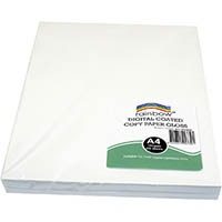rainbow digital coated a4 copy paper gloss 100gsm white 250 sheets
