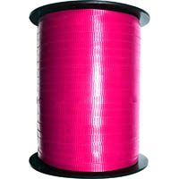 rainbow curling ribbon 5mm x 500m hot pink