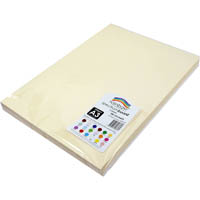 rainbow spectrum board 220gsm a3 cream pack 100