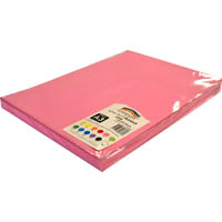 rainbow spectrum board 220gsm a3 pink pack 100