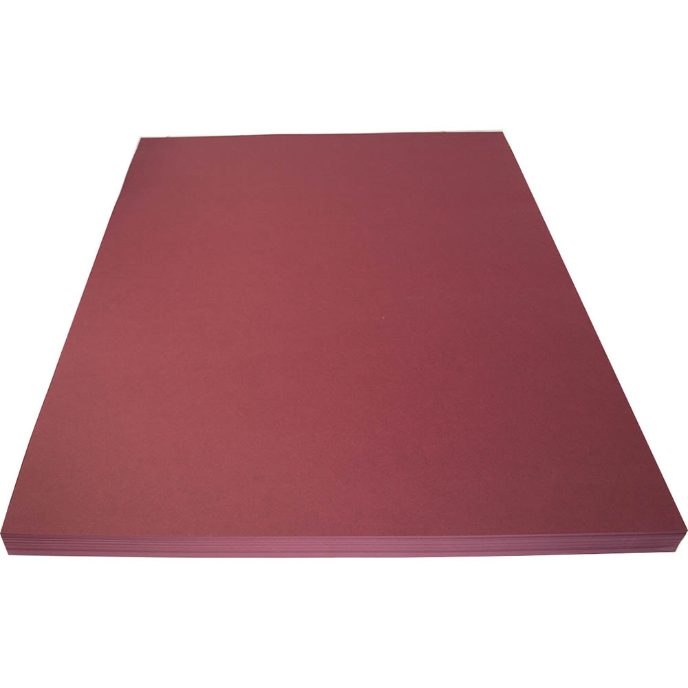 Image for RAINBOW SPECTRUM BOARD 220GSM 510 X 640MM DARK RED PACK 20 from Paul John Office National