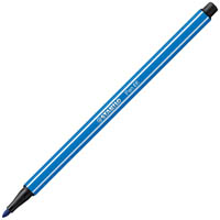 stabilo 68 fibre tip pen 1.0mm dark blue