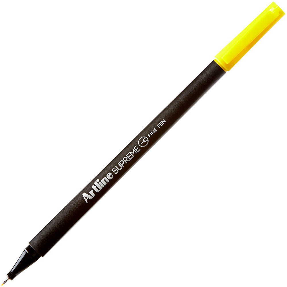 Image for ARTLINE SUPREME FINELINER PEN 0.4MM YELLOW from OFFICE NATIONAL CANNING VALE