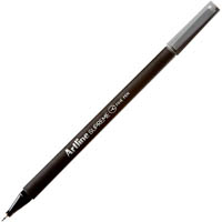 artline supreme fineliner pen 0.4mm grey