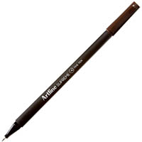 artline supreme fineliner pen 0.4mm dark brown