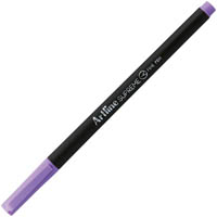 artline supreme fineliner pen 0.4mm pastel purple