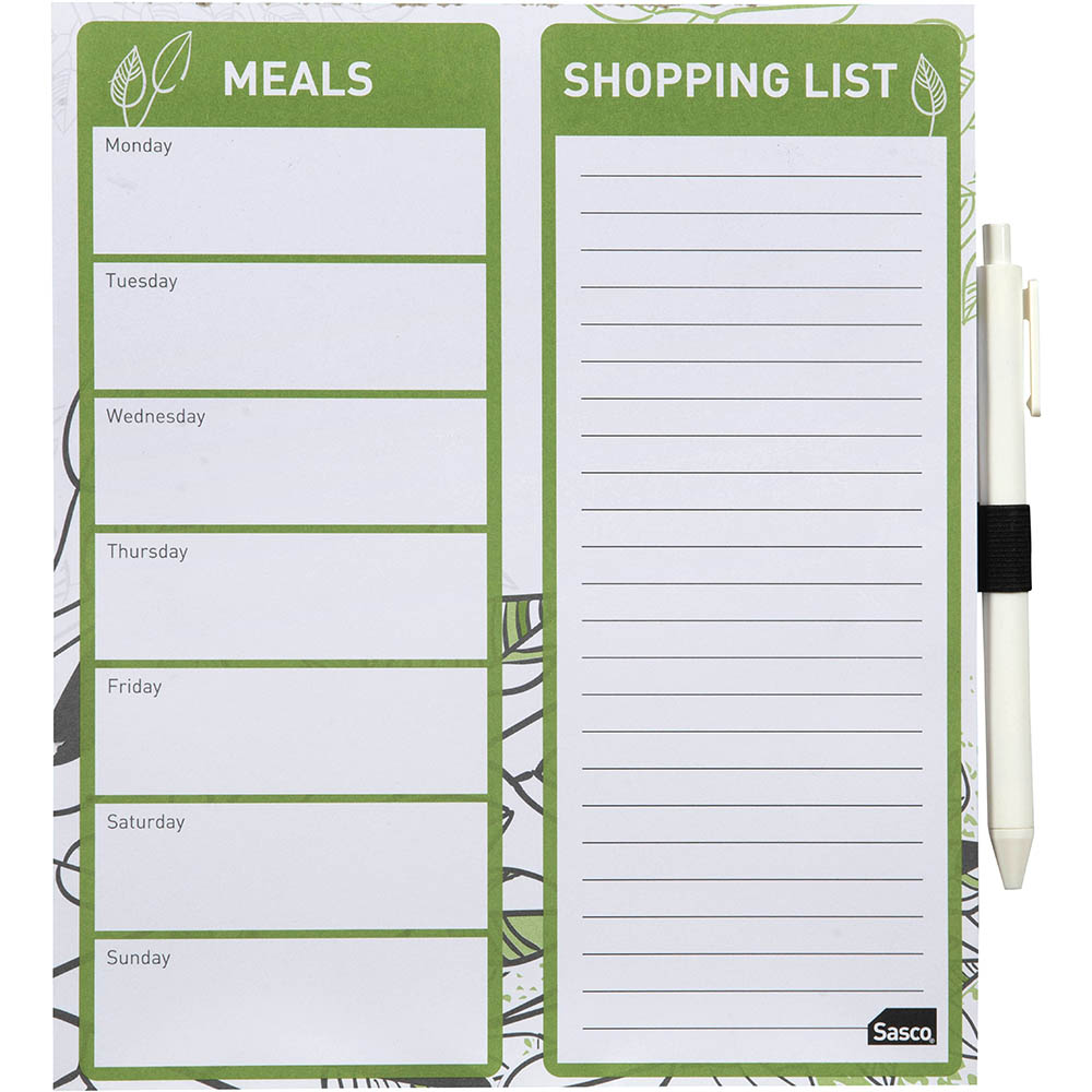 Image for SASCO ECO SHOP PLANNER WITH PENCIL 200 X 235MM from PaperChase Office National