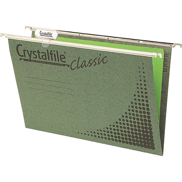 Image for CRYSTALFILE SUSPENSION FILES FOOLSCAP GREEN PACK 10 from Express Office National