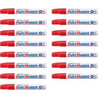artline 400 paint marker bullet 2.3mm red box 15