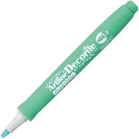 artline decorite pastel marker pen chisel 3.0mm green