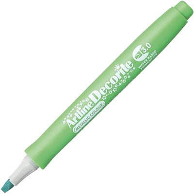 Image for ARTLINE DECORITE METALLIC MARKER PEN CHISEL 3.0MM GREEN from OFFICE NATIONAL CANNING VALE