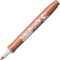 artline decorite metallic marker pen bullet 1.0mm bronze