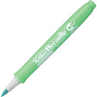artline decorite metallic marker pen brush green