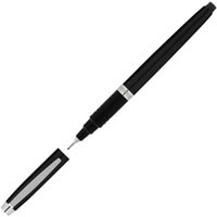 artline signature onyx barrel fineliner pen 0.4mm black