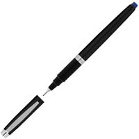 artline signature onyx barrel fineliner pen 0.4mm blue