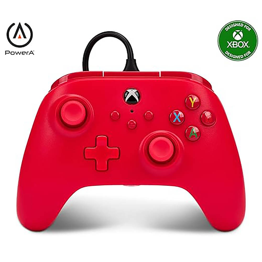 Image for POWERA WIRED CONTROLLER FOR XBOX SERIES XS RED from Pirie Office National