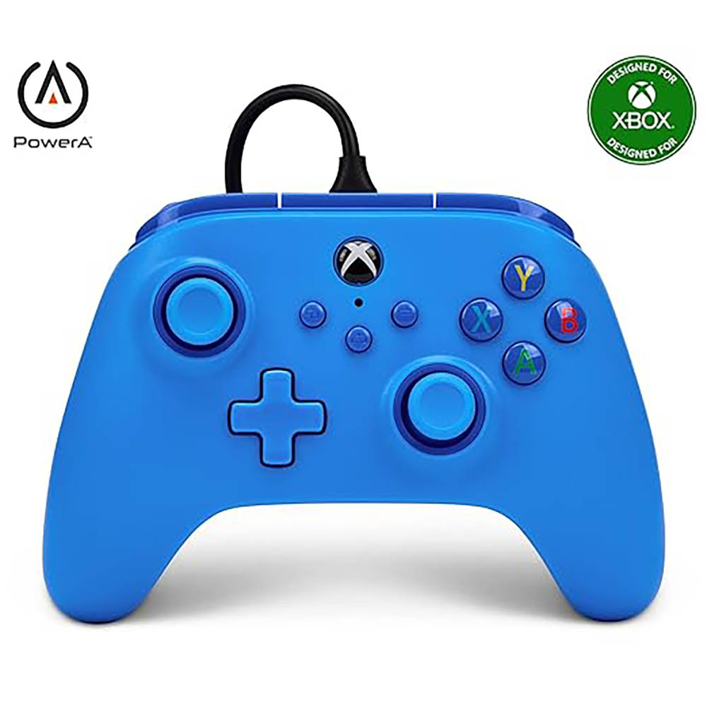 Image for POWERA WIRED CONTROLLER FOR XBOX SERIES XS BLUE from Coffs Coast Office National