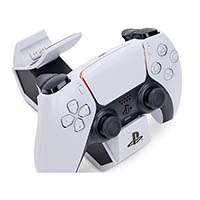 powera dual charging station for playstation 5 white