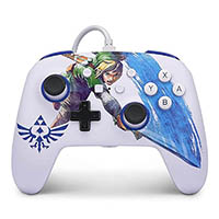 powera enhanced wired controller for nintendo switch master sword attack