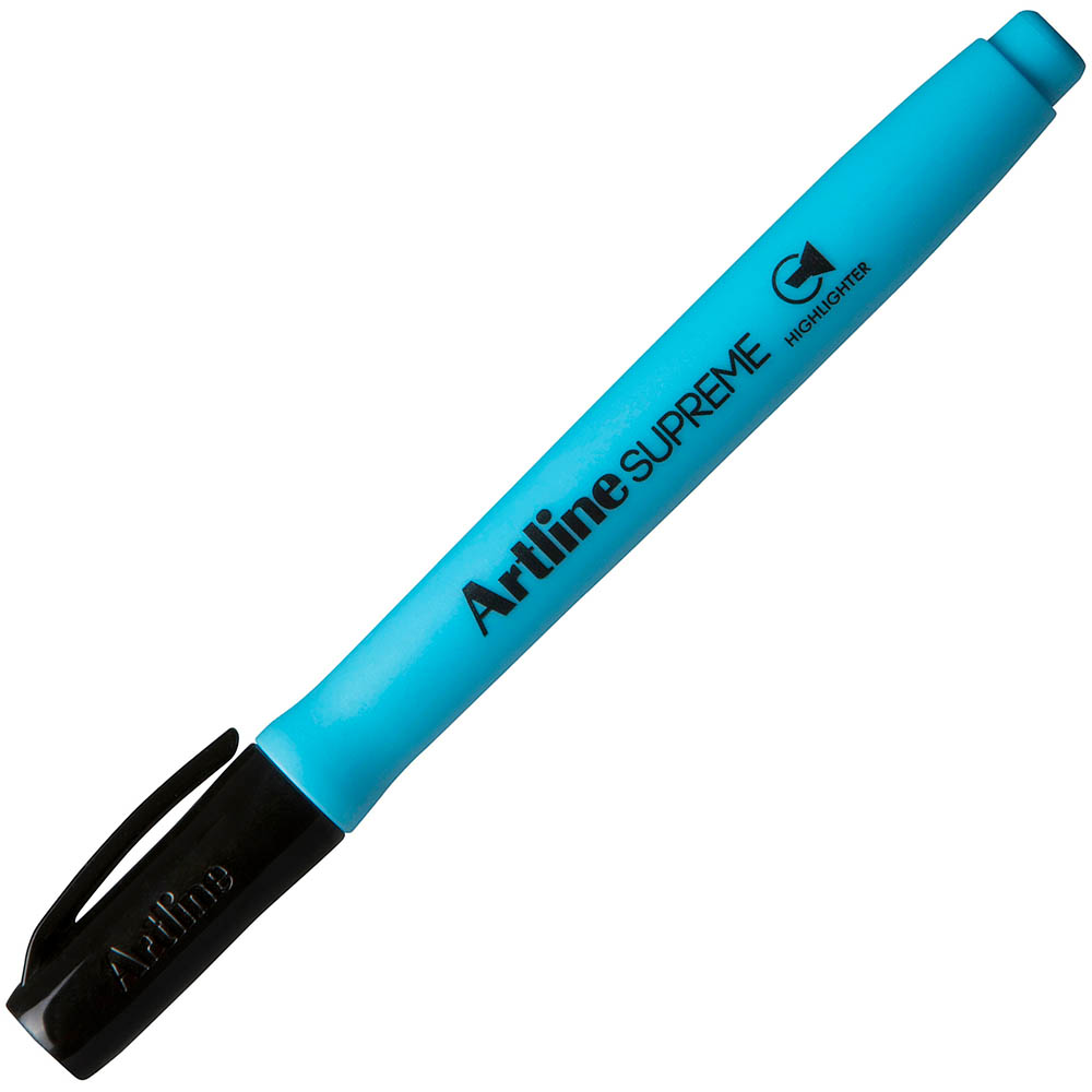 Image for ARTLINE SUPREME ANTIMICROBIAL HIGHLIGHTER CHISEL BLUE from Office National Caloundra Business Supplies