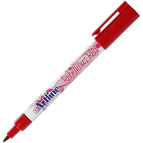 Image for ARTLINE 700 FASHION PERMANENT MARKER BULLET 0.7MM REBELLIOUS RED from Discount Office National