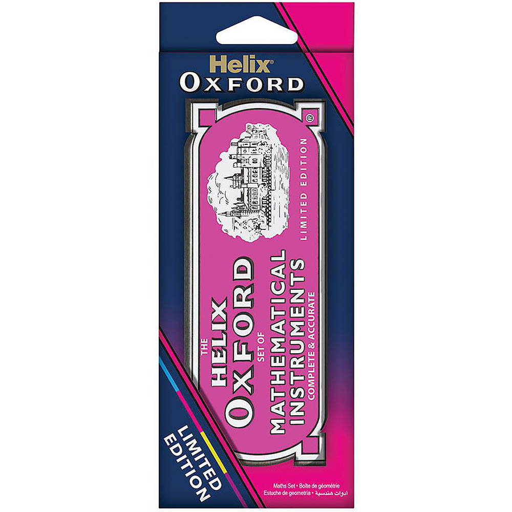 Image for HELIX OXFORD MATH SET PINK HANGSELL from Surry Office National