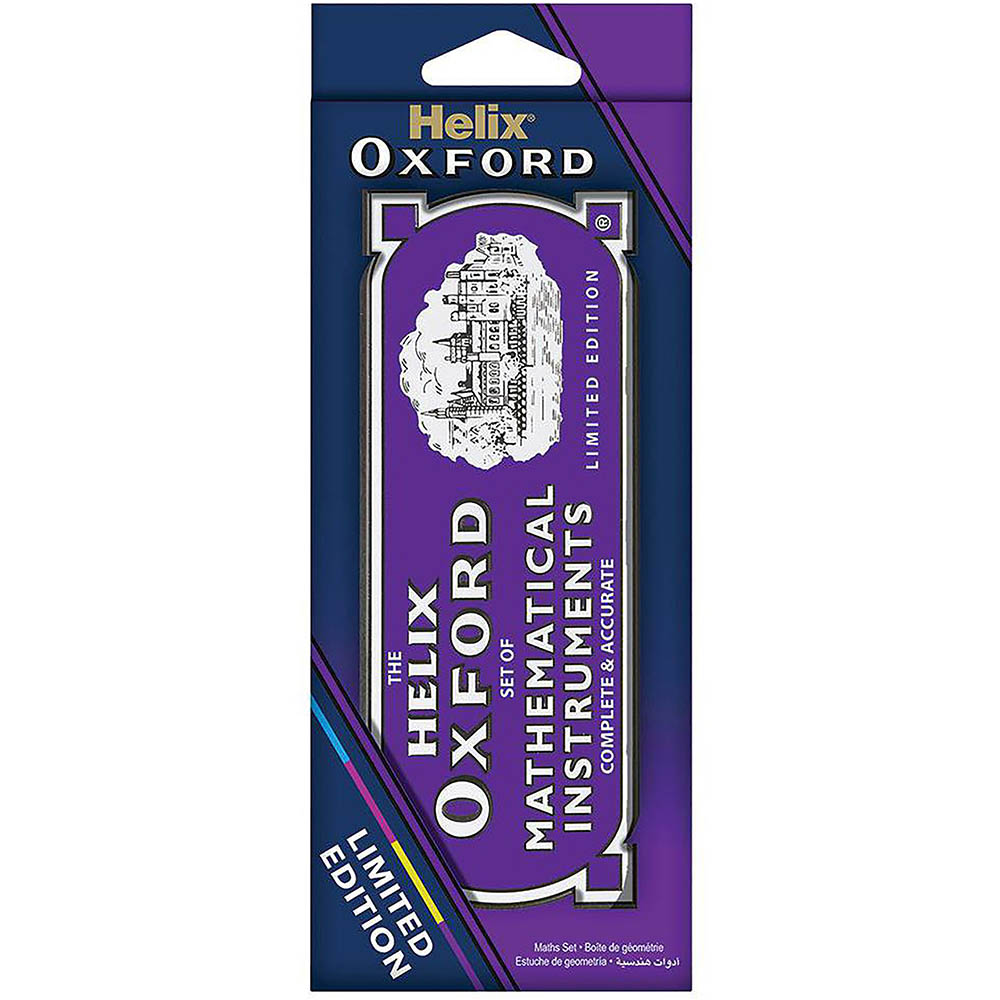 Image for HELIX OXFORD MATH SET PURPLE HANGSELL from Surry Office National