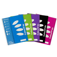 colourhide 4-subject notebook 320 page a4 assorted