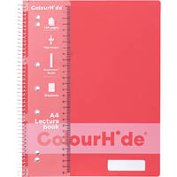 colourhide lecture notebook 140 page a4 watermelon